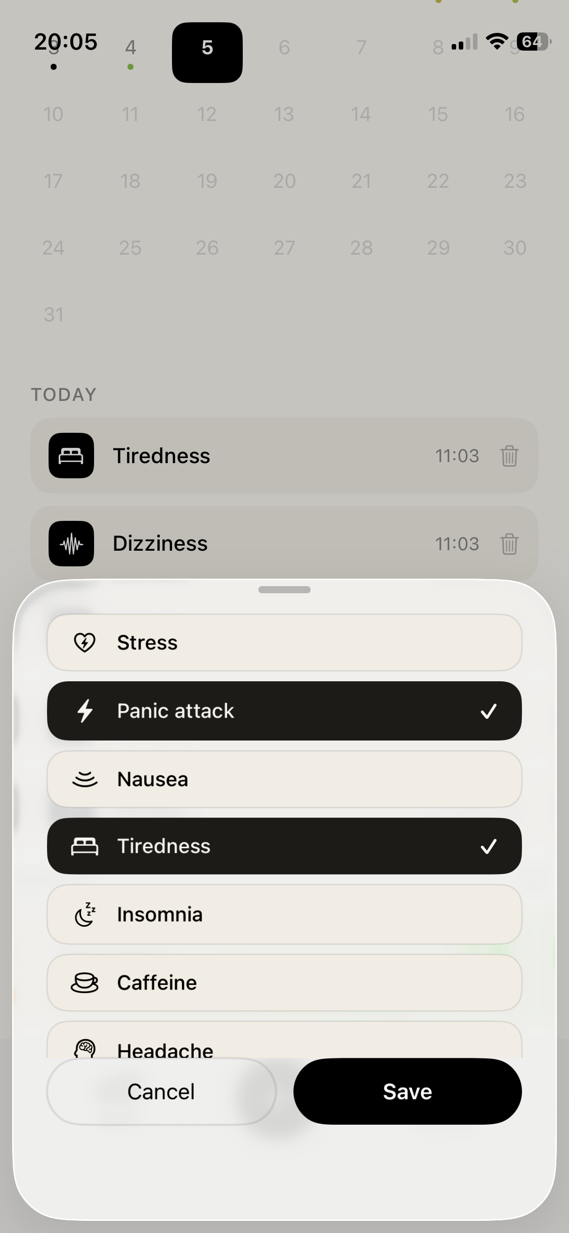 iOS screenshot 1