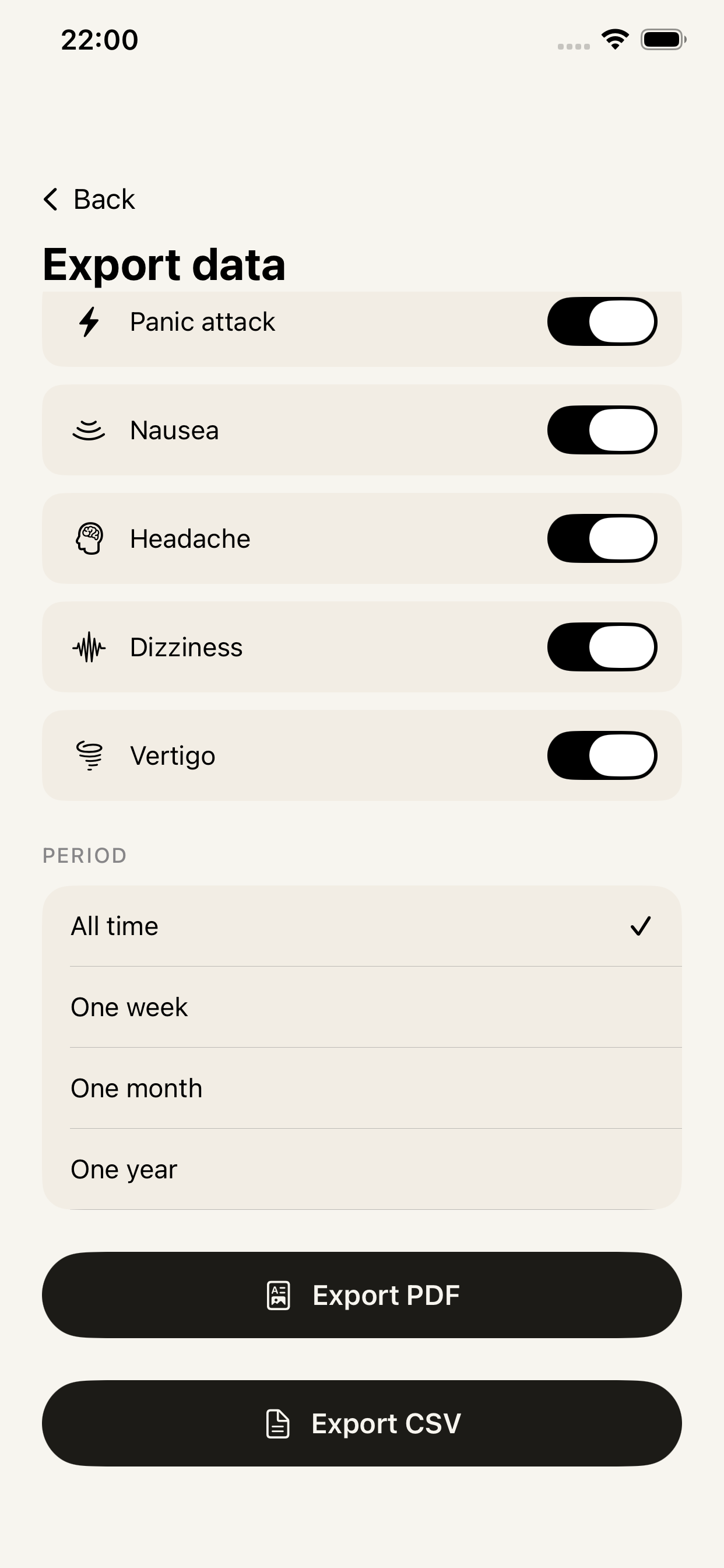 iOS screenshot 1